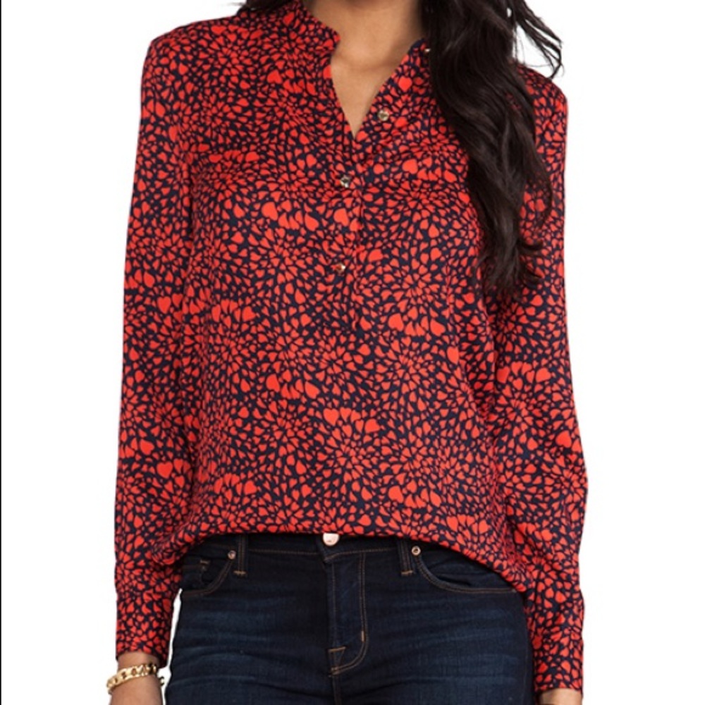 Juicy Couture Printed Satin Shirt